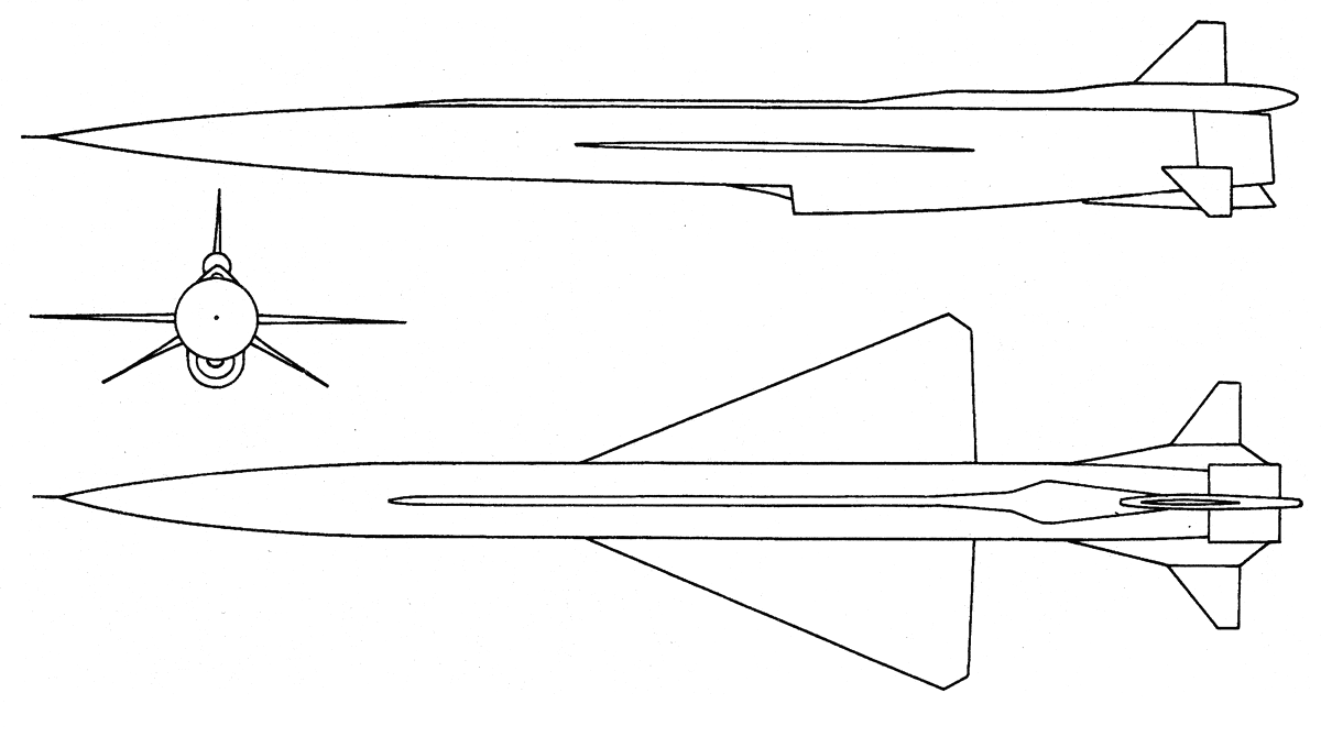 Contour of the Tu-123 UAV