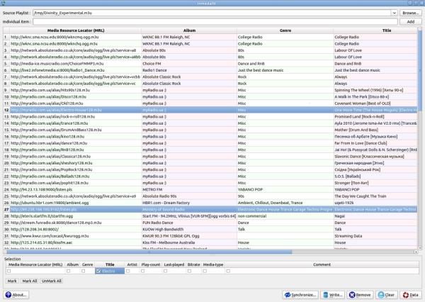 Screenshot of software client _Inmedafit_