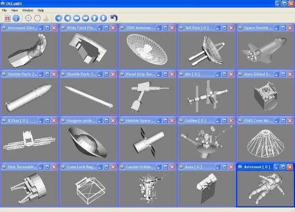 Screenshot of _OGLeMDI_ Application
